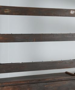 Antique Georgian Style Welsh Oak Joined High Potboard Dresser Base & Rack (Circa 1870)