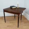 Antique George IV Inlaid Figured Mahogany “D” End Tea Table (Circa 1830)