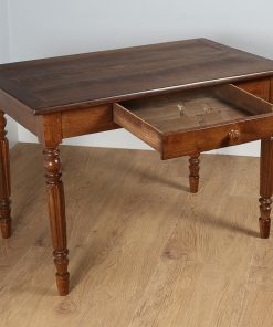 Antique French Chestnut Provincial Side / Small Refectory Table (Circa 1840)