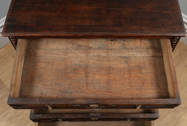 Antique William & Mary English Oak Chest of Drawers (Circa 1690)