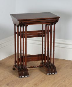 Edwardian Quartetto Mahogany Nest of Tables (Circa 1900)