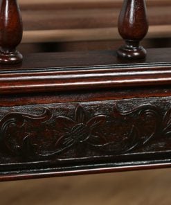 Antique 5ft 7” Victorian Anglo Indian Colonial King Size Four Poster Bed (Circa 1880) - yolagray.com