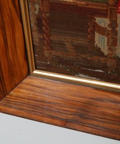 Antique French Needlework Petit Point Wool Tapestry Wall Handing Picture In Rosewood Frame (Circa 1870)- yolagray.com