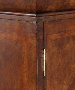 Antique English William & Mary Style Walnut Cabinet on Stand (Circa 1950)