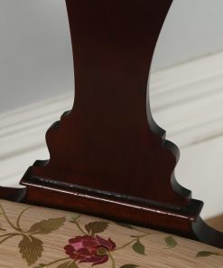 Antique English Pair of Queen Anne Style Mahogany Crook Armchairs (Circa 1880)- yolagray.com