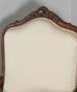 Antique French Louis XVI Style Walnut Three Piece Suite (Circa 1860) - yolagray.com