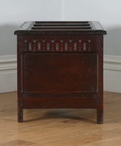 Antique English Charles I West Country Gloucestershire Oak Joined Coffer Chest / Coffer (Circa 1650)- yolagray.com