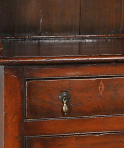 Antique Welsh Georgian Pine Dresser Base & Rack Sideboard Cupboard (Circa 1780) - yolagray.com