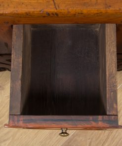 Antique French Provincial Walnut Three Drawer Dresser Base / Sideboard (Circa 1800)- yolagray.com