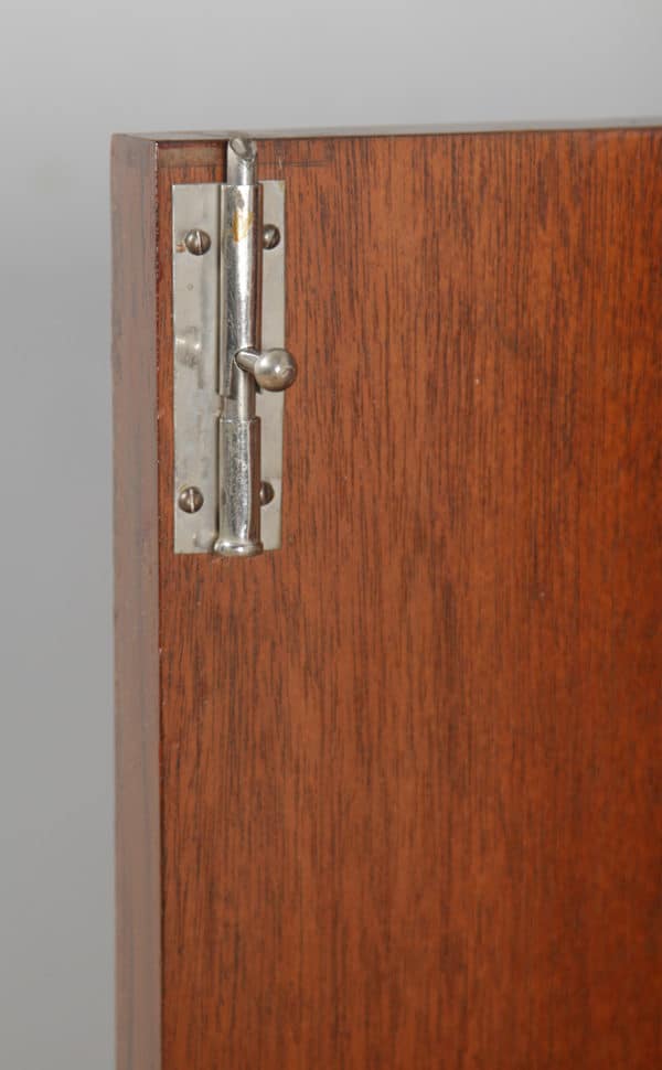 Antique English Art Deco Coromandel & Walnut Two Door Tallboy Compactum Chest of Drawers (Circa 1930) - yolagray.com