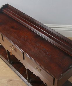 Antique Welsh Georgian Oak Potboard Low Dresser Base Sideboard (Circa 1800)- yolagray.com