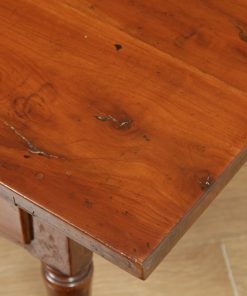 Antique French Cherry Wood Provincial Rectangular Centre Coffee Side Table (Circa 1860) - yolagray.com